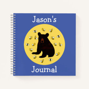 Adorable Little Honey Bee Bear Notebook