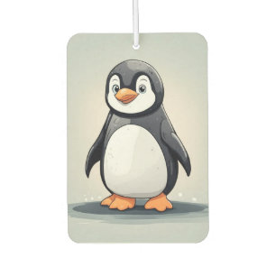 Adorable little penguin car air freshener