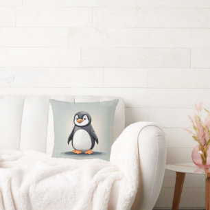 Adorable little penguin cushion