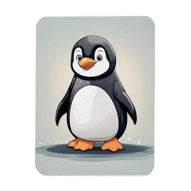 Adorable little penguin magnet (Vertical)