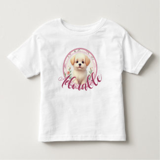 Adorable Little Puppy Dog Toddler T-Shirt