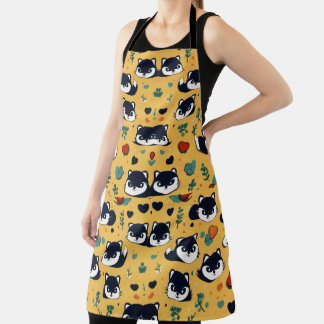 Adorable Little Skunk Pattern Apron
