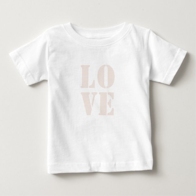 Adorable "Love" Baby T-Shirt - Cute T-Shirt (Front)