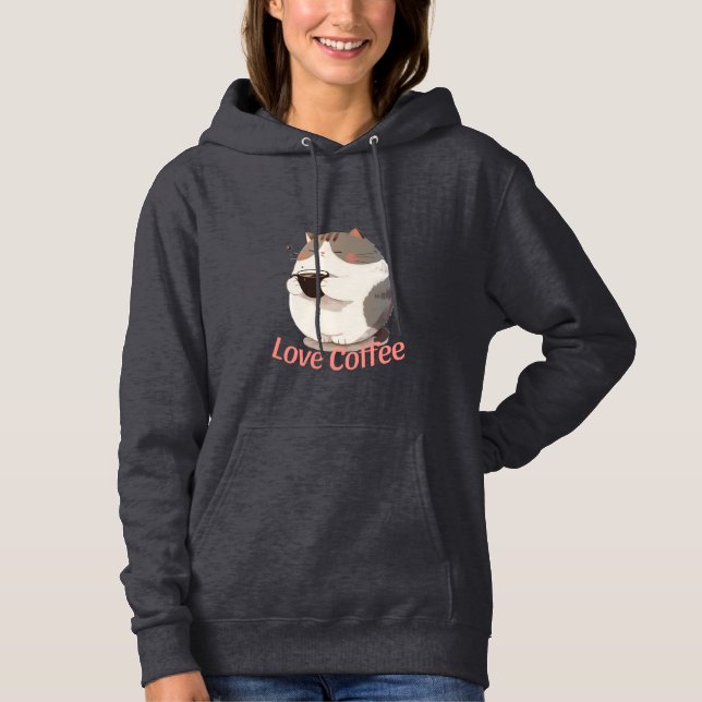 Adorable Love Coffee Hoodie (Front)