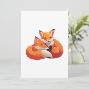 Adorable Love: Cute Valentine’s Day Animal Designs Holiday Card
