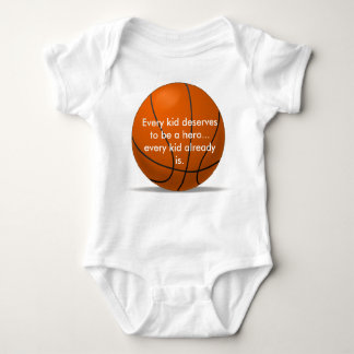 Adorable, loving basketball romper baby bodysuit