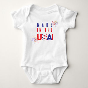 Adorable Made in the USA Baby Bodysuit