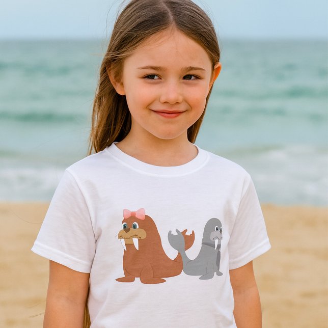 Adorable Male and Female Walruses T-Shirt (Creator Uploaded)