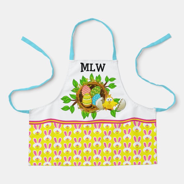 Adorable "Matching" Easter Apron (Front)