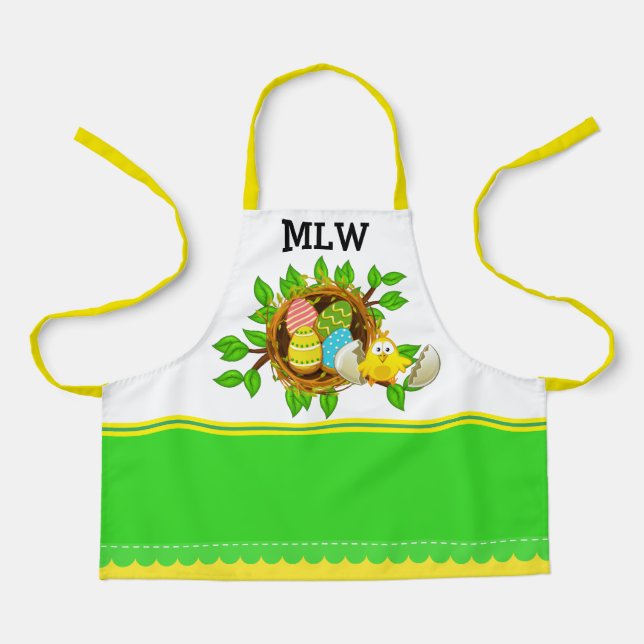 Adorable "Matching" SPRING Cookies Apron (Front)
