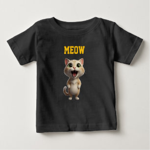 Adorable Meow Kitty Kids’ T-Shirt