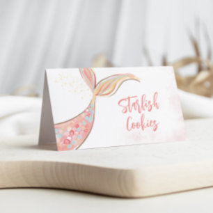 Adorable Mermaid Party Food Labels