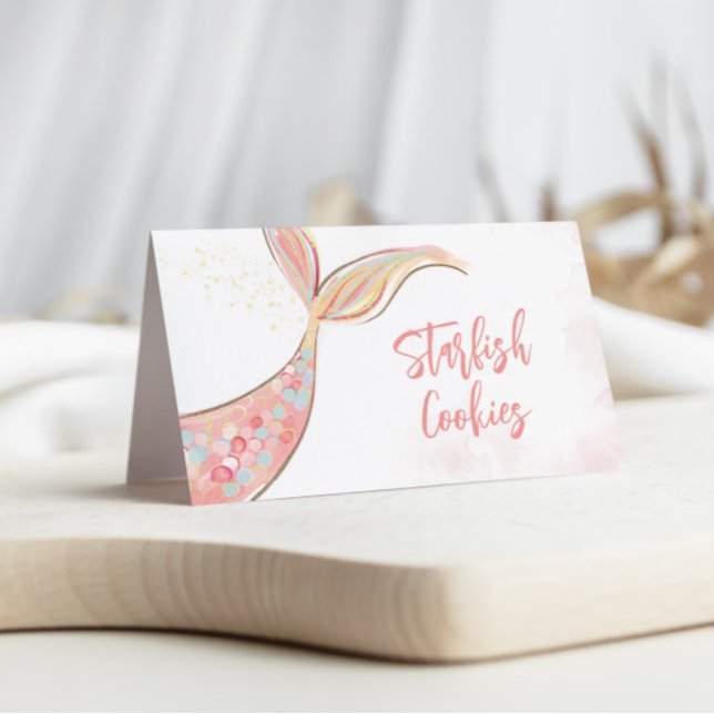 Adorable Mermaid Party Food Labels (Creator Uploaded)