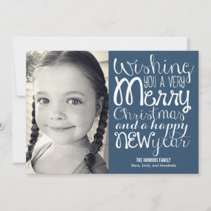 Adorable Message Holiday Photo Cards