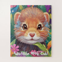 Adorable Mink Cub – for Kids Who Love Animals