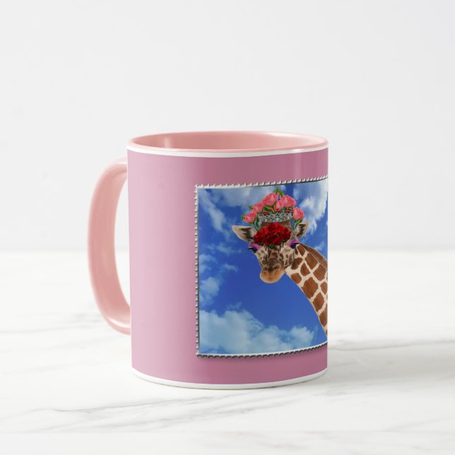 Adorable “Missy Giraffe” Mug (Front Left)