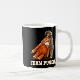 Adorable monkey punch baby graphic team punch big coffee mug