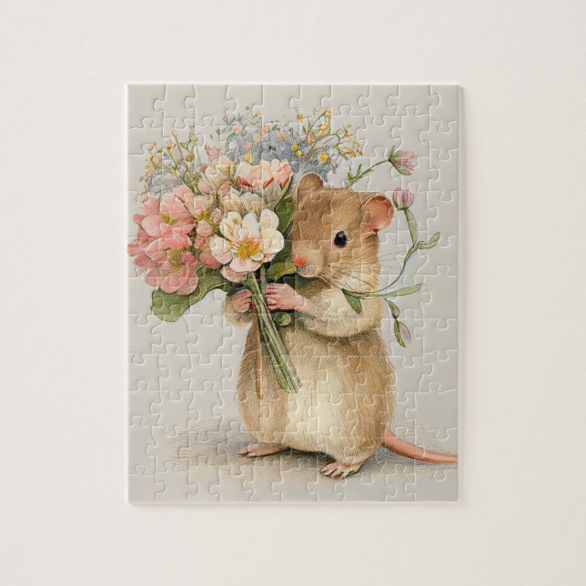 Adorable Mouse Jigsaw Puzzle (Vertical)