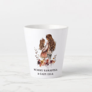 Adorable Mum and Daughter Bond (10) Latte Mug