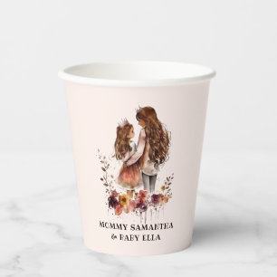 Adorable Mum and Daughter Bond (10) Paper Cups