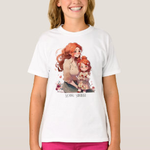 Adorable Mum and Daughter Bond (13) T-Shirt