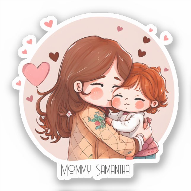 Adorable Mum and Daughter Bond (14) (Front)