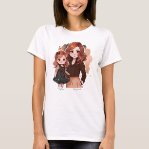 Adorable Mum and Daughter Bond (2) T-Shirt