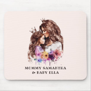 Adorable Mum and Daughter Bond (8) Mouse Pad