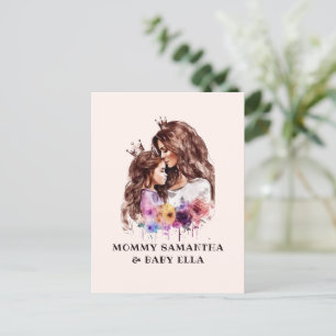 Adorable Mum and Daughter Bond (8) Postcard