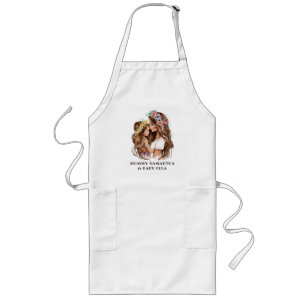 Adorable Mum and Daughter Bond (9) Long Apron