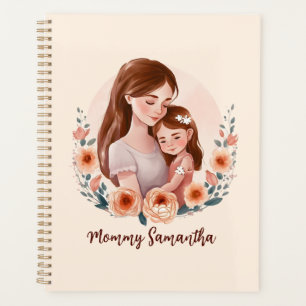 Adorable Mum and Daughter Bond - Floral Frame Planner