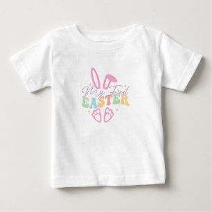 Adorable My First Easter Baby Pastel Bunny T-Shirt