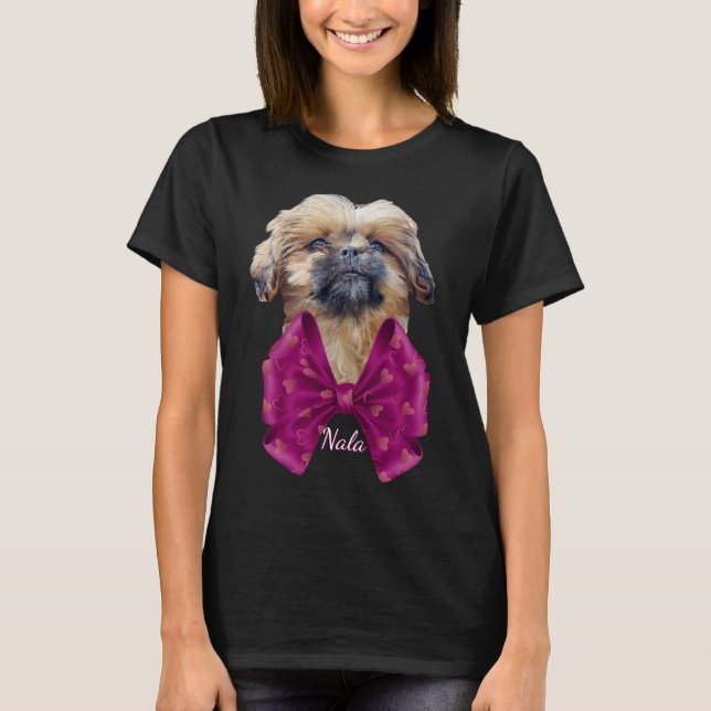 Adorable Nala the Shih Tzu Puppy Dog T-Shirt (Front)
