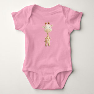 "Adorable Newborn Giraffe Baby Bodysuit" Bodysuit