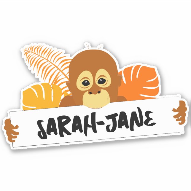 Adorable Orangutan Personalised (Front)