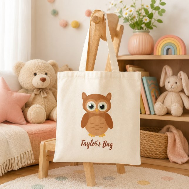 Adorable Owl Tote Bag (Creator Uploaded)