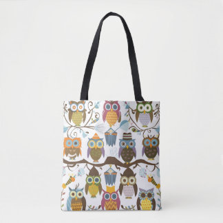 Adorable Owls stylish fashionable Tote Bags
