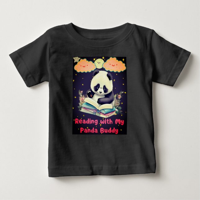 Adorable panda apparel t-shirts (Front)