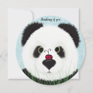 Adorable Panda Bear Card