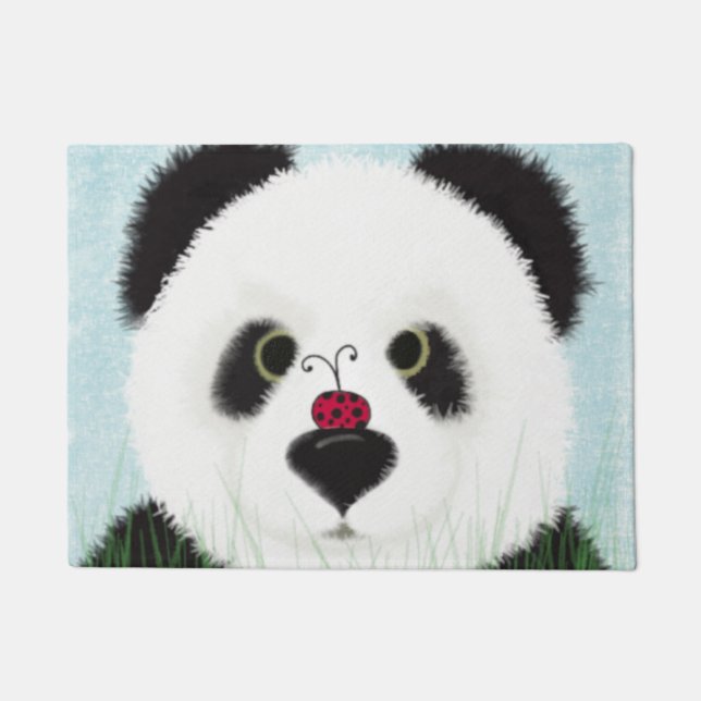 Adorable Panda Bear Doormat (Front)