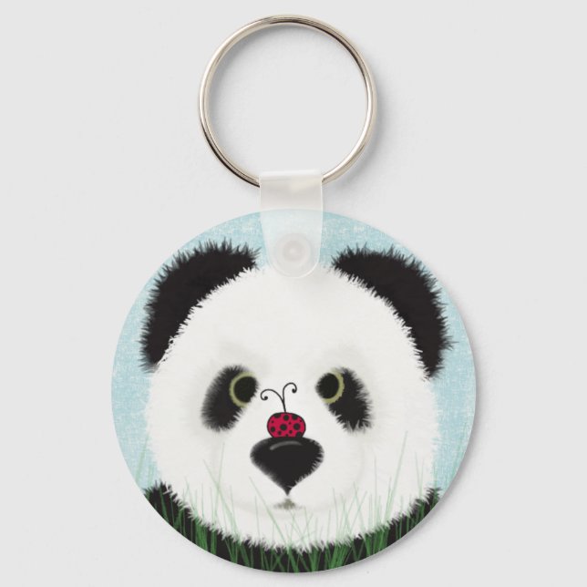Adorable Panda Bear Key Ring (Front)