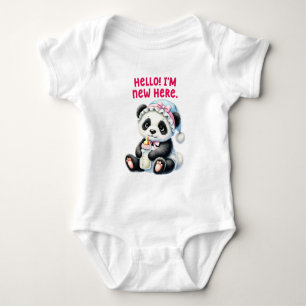 Adorable Panda Bodysuit 