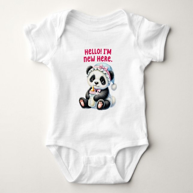 Adorable Panda Bodysuit  (Front)