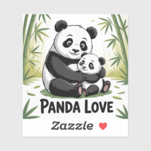 Adorable Panda Love Back to School 