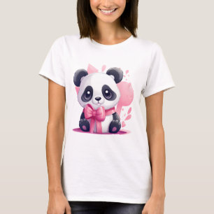 Adorable Panda Lover T-Shirt for Women Cute Animal