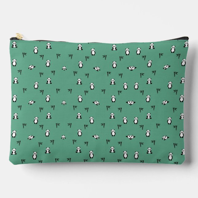 Adorable Panda Pattern Pouch (Front)