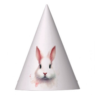 Adorable Pastel Pink Bunny Party Hat
