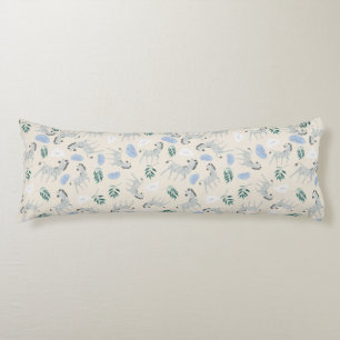 Adorable pastel safari zebra pattern nursery pink body cushion