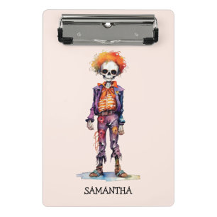 Adorable Pastel Zombie - Cute Halloween Mini Clipboard