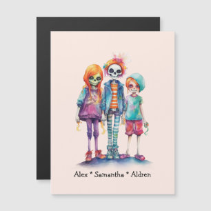 Adorable Pastel Zombie Trio - Cute Halloween